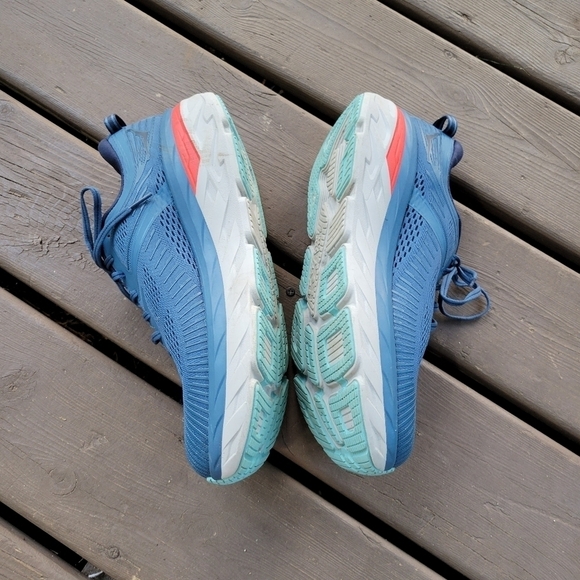 Hoka One One Bondi 7 Real Teal/Outer Space Running Athletic‎ Shoes Sneakers 11.5 main image 5